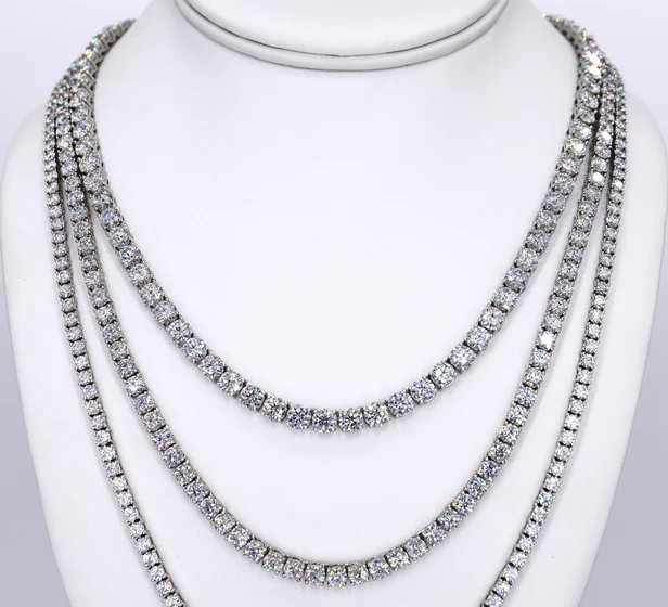 Tennis Chains VVS Moissanite Diamonds