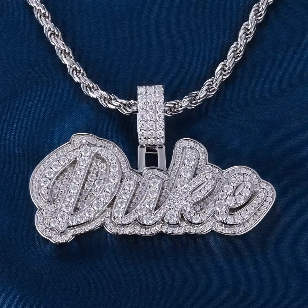 Money Sign VVS Moissanite Necklace