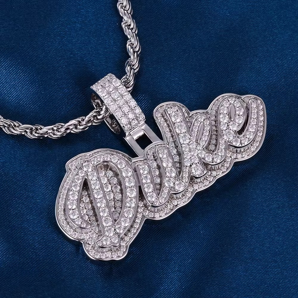 Money Sign VVS Moissanite Necklace - Image 2