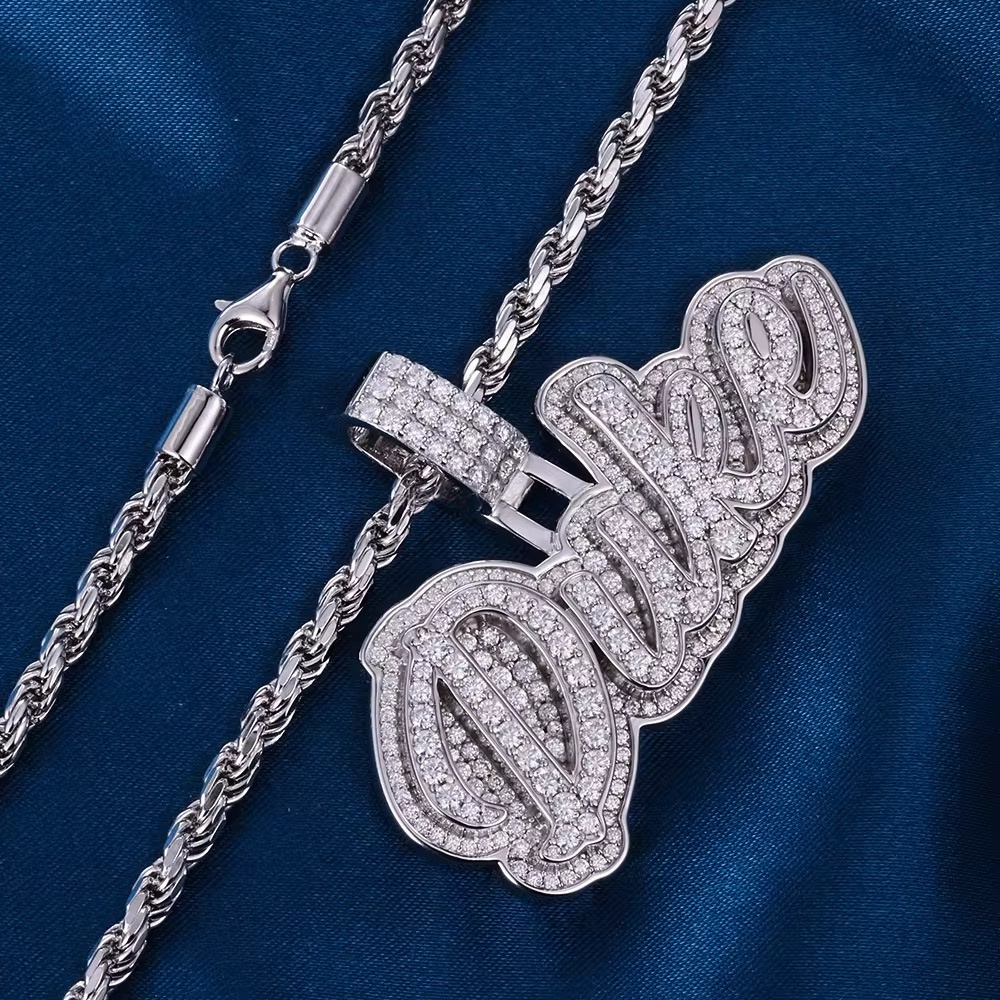 Money Sign VVS Moissanite Necklace - Image 3