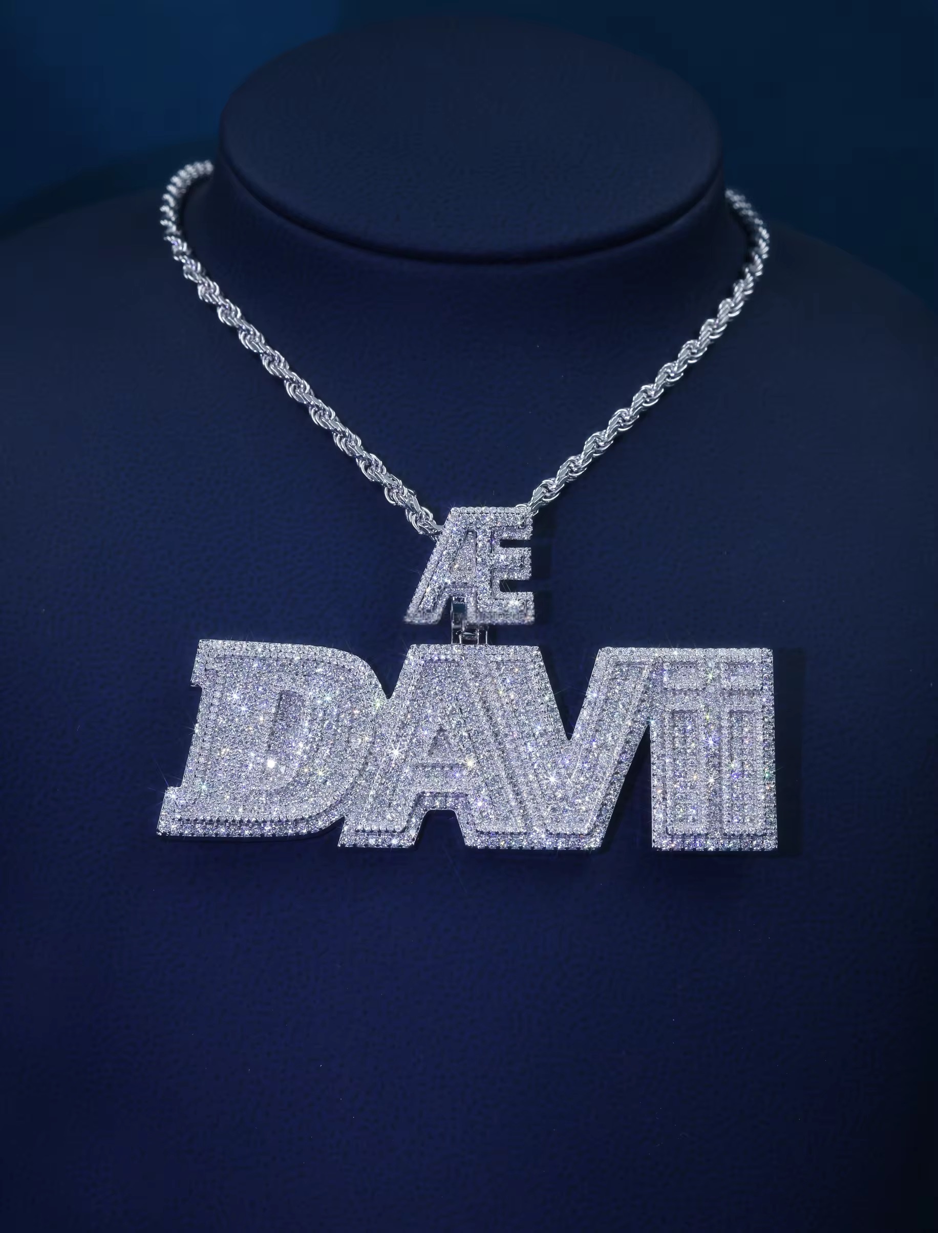 Big Wave VVS Moissanite Tennis Necklace